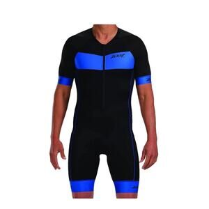 0117 Zoot Core Tri Aero Racesuit Black Blue XL
